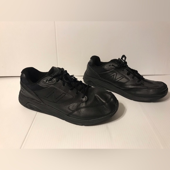 New Balance MW928BK3 928V3 black leather walking sneakers shoes men size 13 - Picture 1 of 10